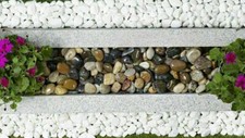 Big RIVER STONES Pebbles Water Plant Decoration Natural Polished Decorative 1kg