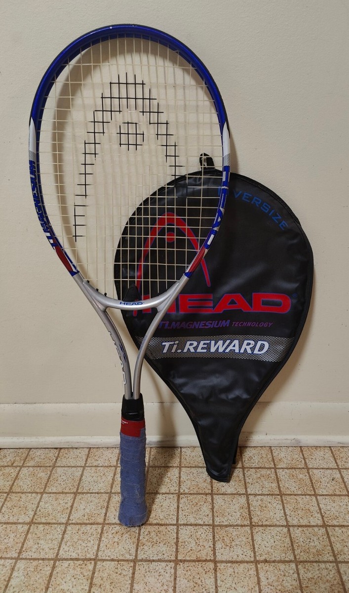 Raquette HEAD Ti. Reward Tennis Surdimensionnée Titane – Poignée 4 3/8 (Neuf)