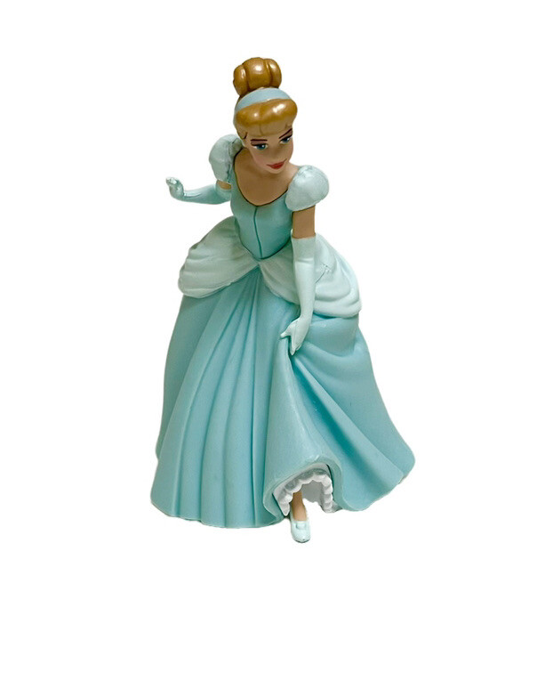 Princess Cinderella & Slipper Fan Lamp Light Pull Chain Figurine
