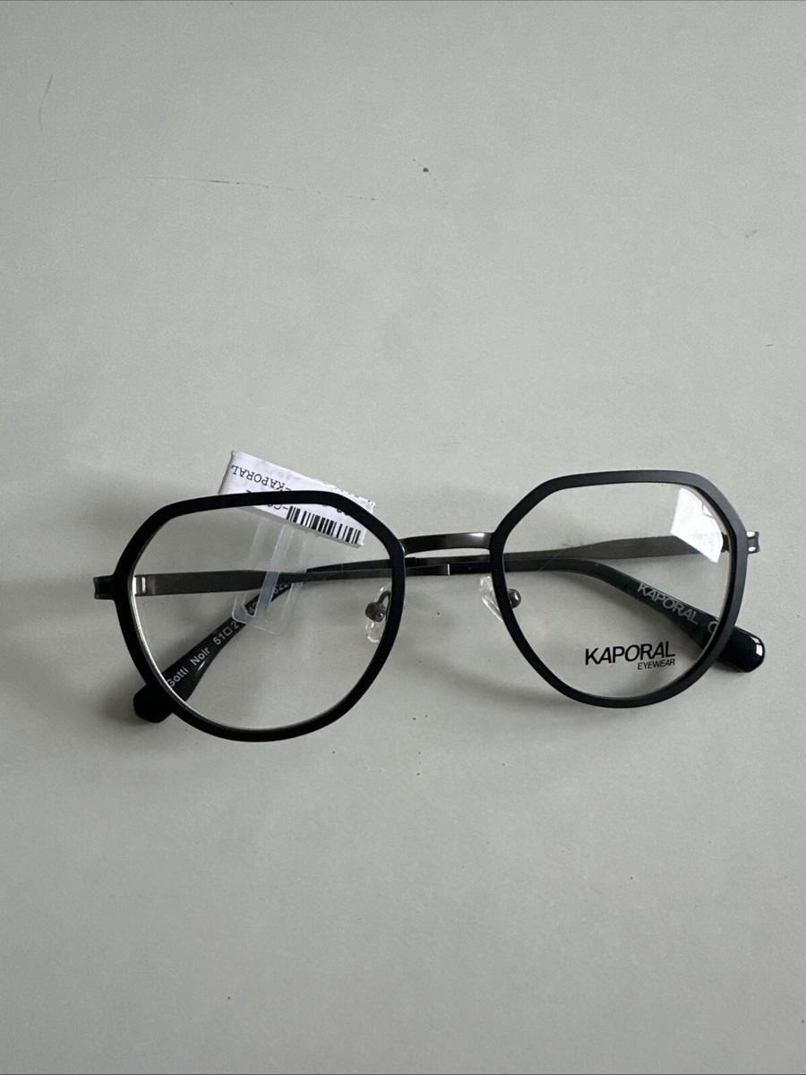Lunettes De Vue Homme Kaporal Glen - Couleur Multicolore/noir - Neuf Avec étiquettes 100% - Fabriqué En France