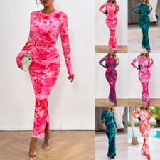 Sexy Women Bodycon Long Dress Ladies Evening Cocktail Clubwear Party Ball Dress