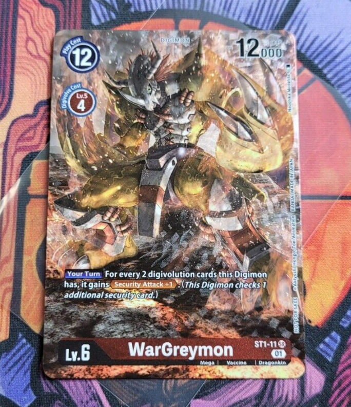 ✨WarGreymon Premier TO Event June 2021 Alt Art ST1-11 SR Digimon
