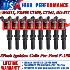 8Pack Ignition Coils For Ford F-150 4.6L 5.4L 2004 2005 2006 2007 2008 2009 2010