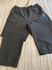 Air jordan black sweatpants L Nylon/ Spandex