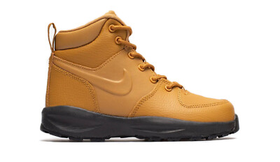 New Nike Kids Pre School (PS) Manoa Boots Wheat Black