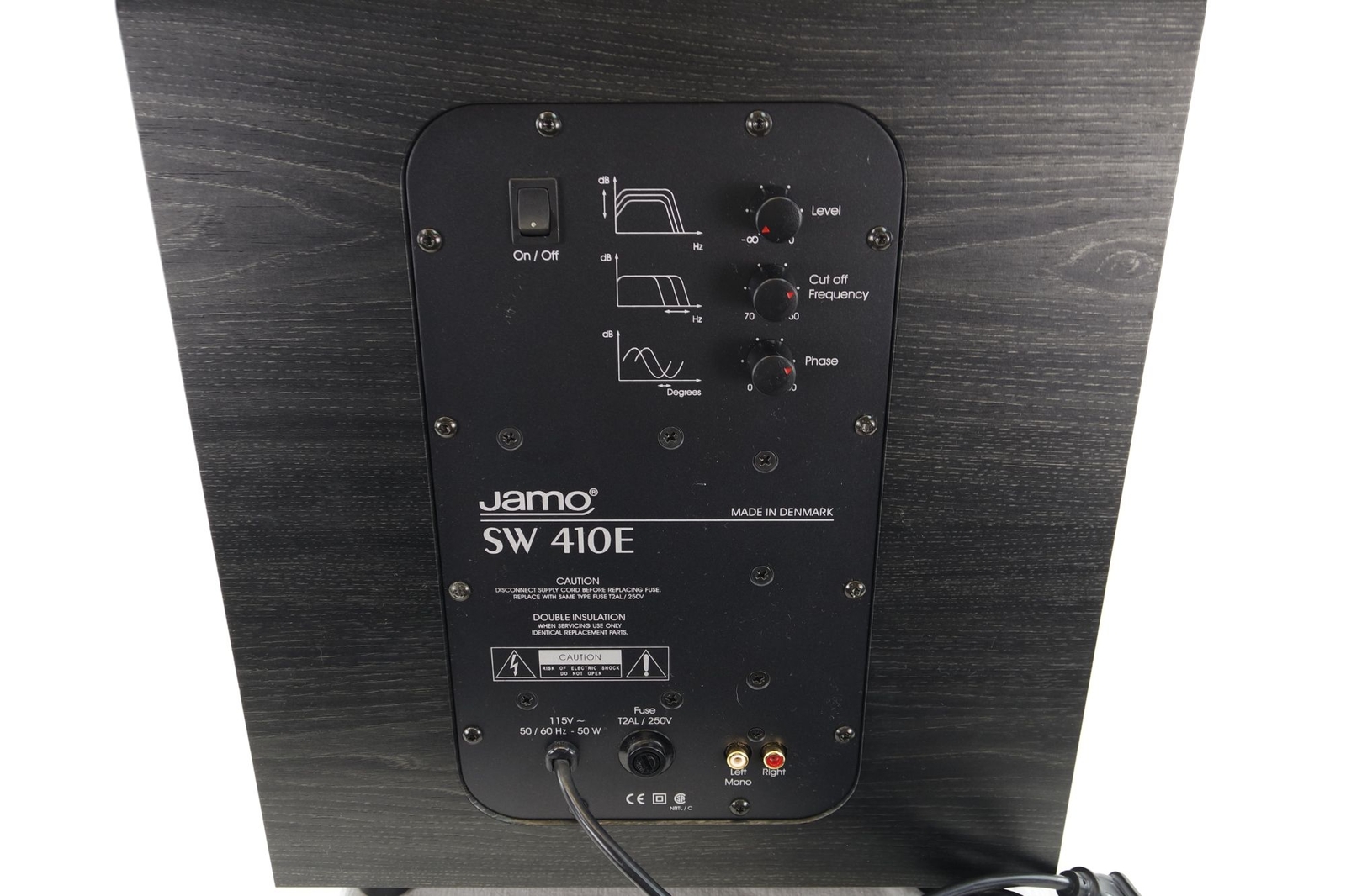 EUC Jamo SW410e Powered Subwoofer 100W, Tested & Working eBay