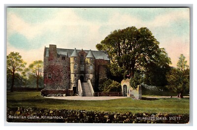 Rowallan Castle Kilmarnock Scotland UNP DB Postcard Y20