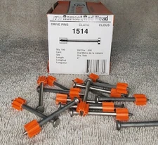 ITW RAMSET/RED HEAD  1514  DRIVE PINS 2" POWDER FASTENERS QTY 100