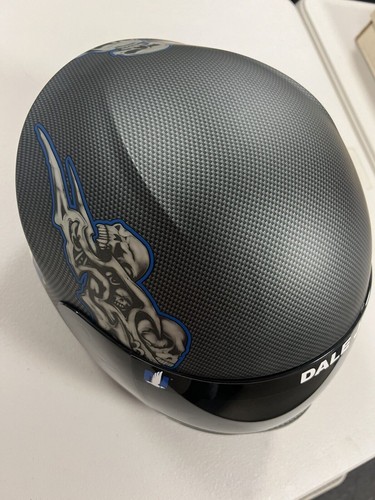 DALE EARNHARDT JR SIGNED FULL-SIZE REPLICA NATIONWIDE SKULL HELMET PROOF - Picture 3 of 8