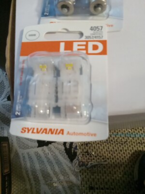 Sylvania LED 4057 Pair Set LED Lamps Bulbs 3057/4157 Brand A1