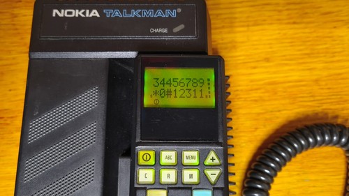 NOKIA TALKMAN 620┃ONE OF THE FIRST NOKIAS!┃RARE VINTAGE 90s BRICK PHONE - Afbeelding 3 van 9