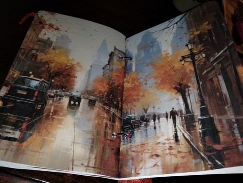 Autunno Autunno Città Giornale spazzatura album di ritagli venditore USA - Foto 6 di 7