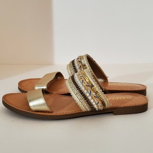 soda double strap sandals