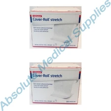 *2-Pack* BSN Leukoplast Cover-Roll Stretch Adhesive Bandag 4" x 10 Yrds 45553-00