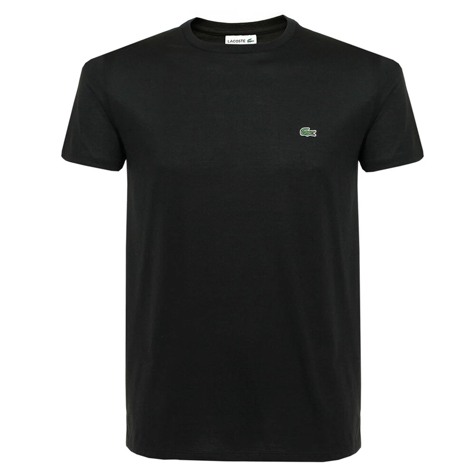 Lacoste Men's Pima Cotton Short Sleeve Crew Neck Athletic T-Shirt - Image 2 of 4