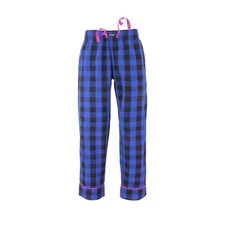 Ritzy Girls/Kids/Women Pajama Pants 100% Cotton Plaid Woven - BL & BK Checks