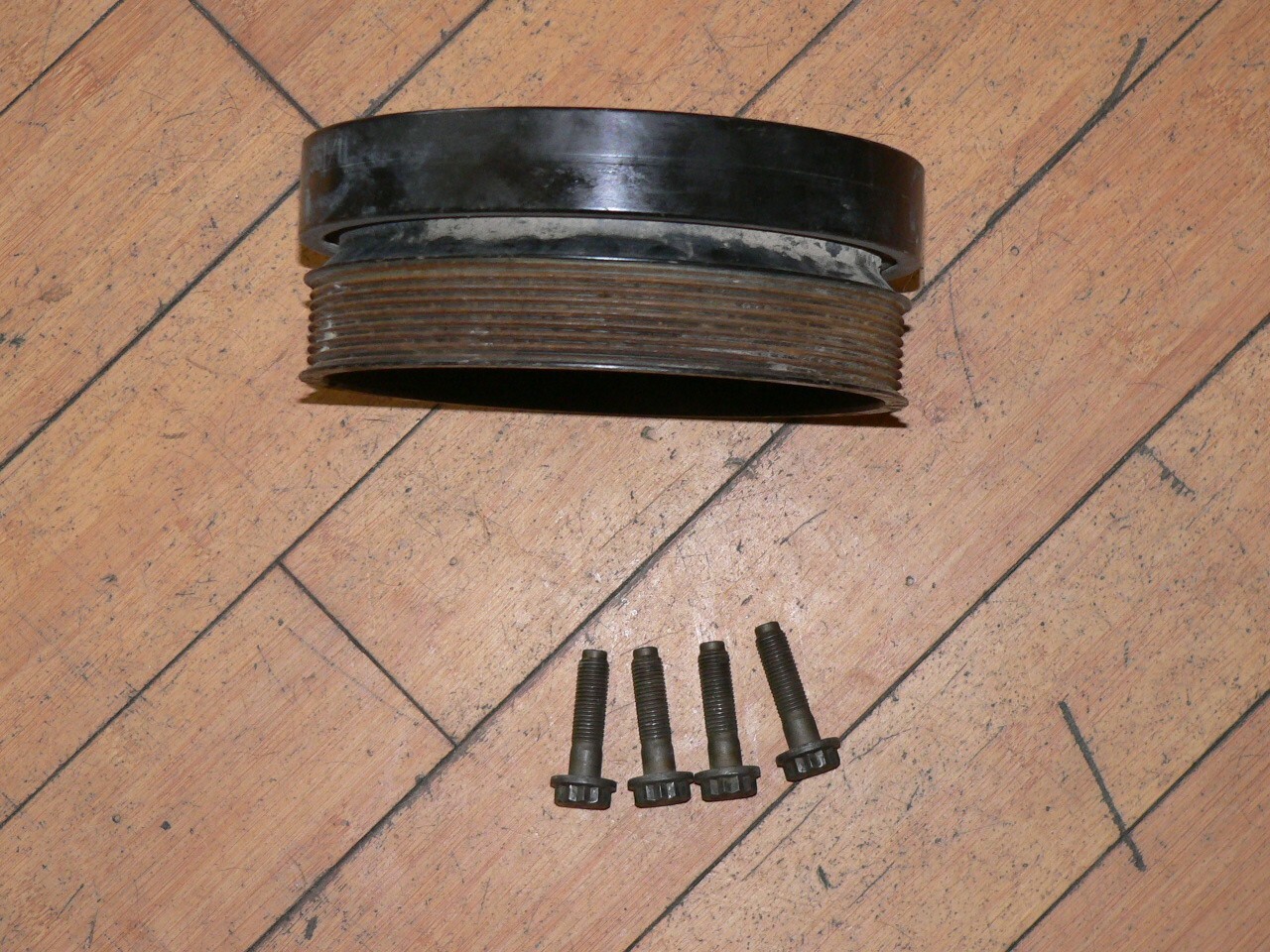 FORD F250 F350 SUPER DUTY 6.7 DIESEL HARMONIC BALANCER W/BOLTS 11 12 13