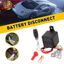 12V 200A Universal Battery Disconnect Relay CutOff Switch w/ Remote Control
