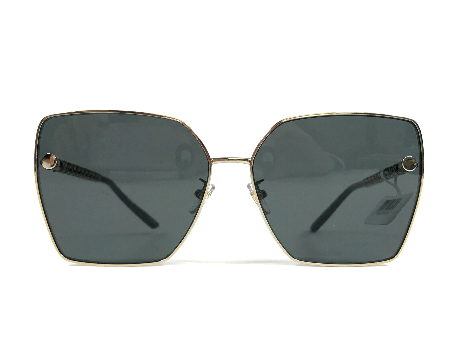 Versace Sunglasses MOD.2270-D 1252/87 Gold Cat Eye Frames with Dark Gray Lenses image 2