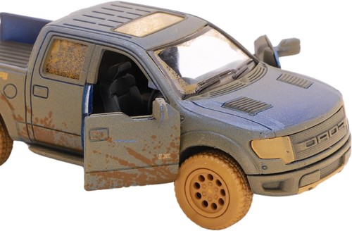 Toyland® 13cm (5") Pull Back & Go Die Cast Muddy 4x4 - 1 Picked Randomly (HL172) - Picture 8 of 8