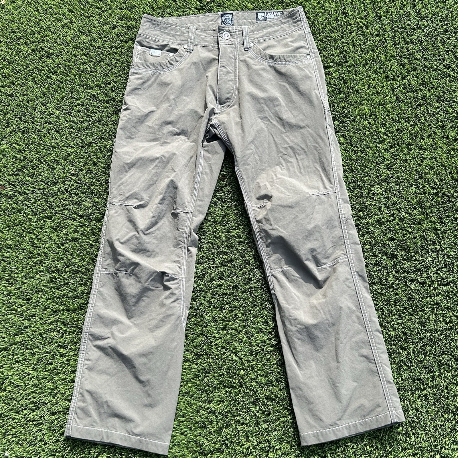 Kuhl Pants Mens Size 30x30 Brown Carpenter Nylon Blend Hiking Travel