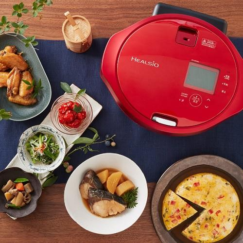 Sharp HEALSIO Hot Cook KN-HW24G 2.4L RED Waterless Automatic 