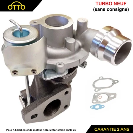 Turbolader RENAULT MODUS / GRAND MODUS 1.5 dCi 90 (F/JP0_)