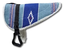 Navajo Bareback Saddle Pad Navajo Saddle with Stirrups & Girt 22o