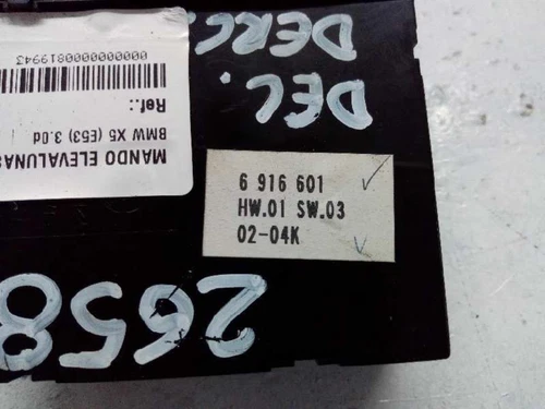6916601 Fensterheberschalter Vorne Rechts für BMW X5-Serie (E53) 3.0 819943 - Bild 3 von 10