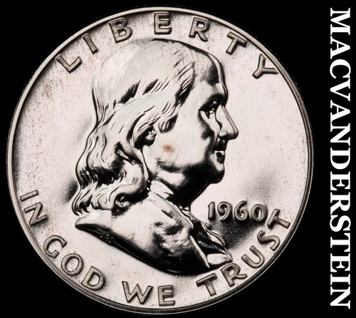 1960 Franklin Half Dollar- Silver- Choice Gem Proof Luster No Reserve #J1696