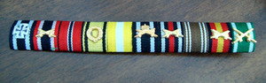 GERMAN RIBBON BARS-10 PLACE WW1 SR OFFICER