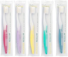 Extra Soft Toothbrushes Regular Head Periodontist Design Tapered Bristles