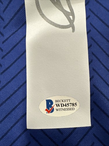 Maglia Mason Mount autografata/firmata Nike On-Field Chelsea FC Beckett COA Small - Foto 5 di 8