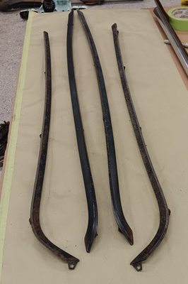 #ad 1969 1970 Mercury Cougar XR7 Vinyl Roof Molding 4 Piece Set Used OEM $225.00