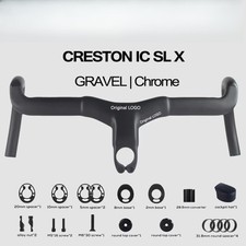 Road Gravel Bike Integrated Cockpit Internal Cable Routing Carbon Handlebar