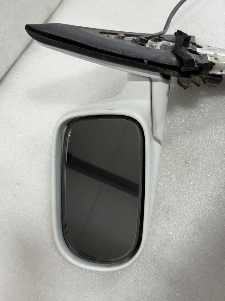 1993 ACURA INTEGRA ХЭТЧБЕК ЛЕВЫЙ ВОДИТЕЛЬ БОКОВОЙ ВИД ДВЕРИ ЗЕРКАЛО ПИТАНИЯ БЕЛЫЙ - Изображение 3 из 4