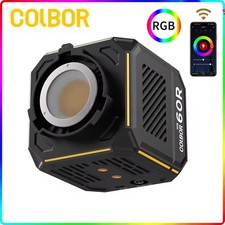 COLBOR WB60R 60W RGB Full Color Led Video Light Pocket COB Light 2700K-6500K APP