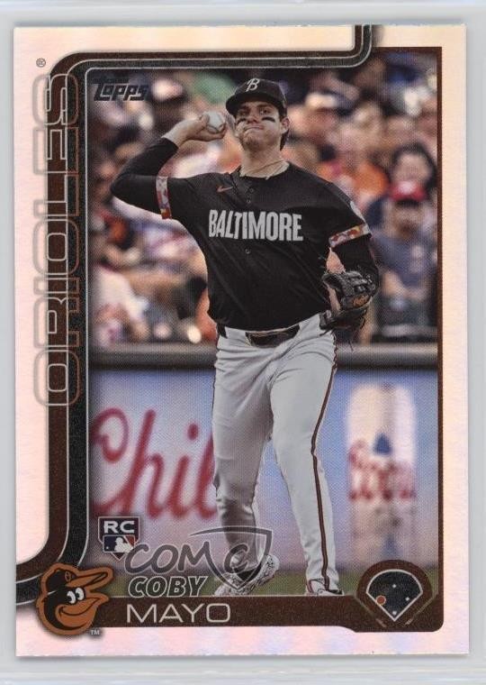 2025 Topps Series 1 Rainbow Foilboard Coby Mayo #20 1u6