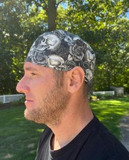 Skull roses neurosurgery ortho bones scrub surgical OR hat surgery cap mens