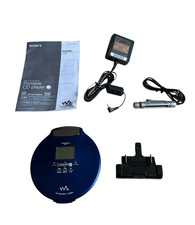 SONY D-NE920 CD Walkman Portable Compact Blue Used From Japan