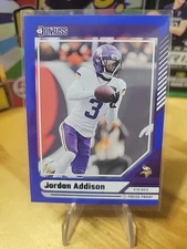 2024 Donruss BLUE Press Proof Minnesota Vikings Jordan Addison #153 