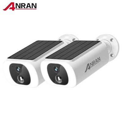 ANRAN Outdoor 3MP Solar Wireless WiFi Security Camera with Color Night Vision