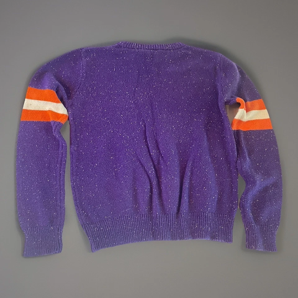 Suéter GEN2 Juvenil Grande Púrpura Naranja Pata Tejido Niños 14/16 Team Spirit Pullover Foto 3 de 4