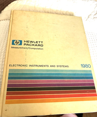 Hewlett Packard 1980 Electronic Measurement Analysis Computation System Book