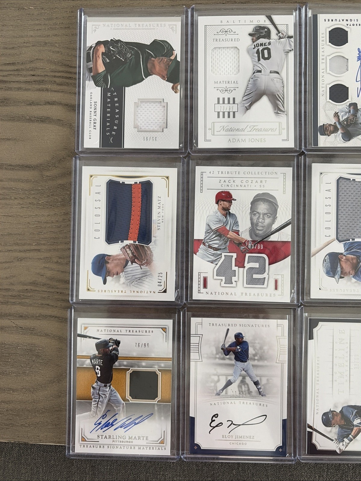 National Treasures Baseball Lot (15) # /99 /25 GU RC Auto Relic 2014-2018 view 2
