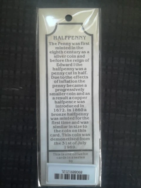 Medio penique británico Jorge VI 1938 Foto 2 de 3