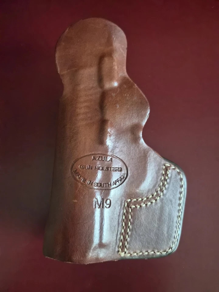 Azula Leather IWB Concealment Holster CCW kimber micro 9 right hand tan - Image 2 of 2