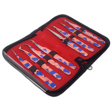 Stainless Steel Repairing Tweezers for Watches Bracelets  Jewelry Pieces - 8Pcs