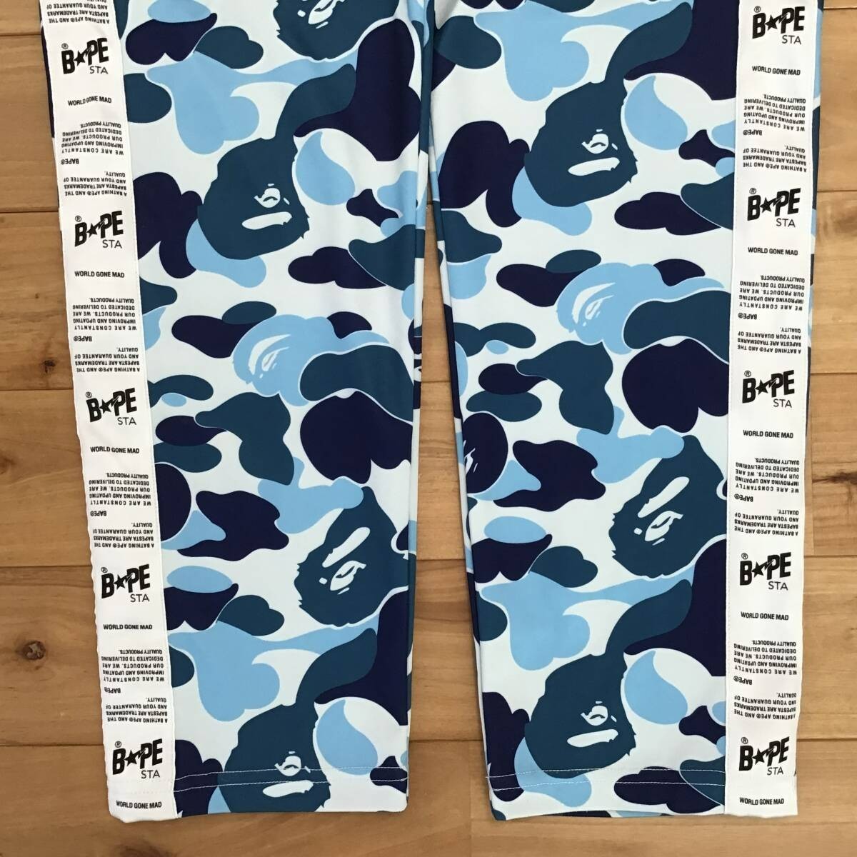 BAPE STA TAPE JERSEY PANTS ABC camo Blue A Bathing Ape Size M | eBay
