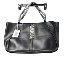 NEW Cavalli Class Sandra Shopper Tote Bag Bla...